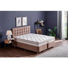 180 cm - 200 cm - Indbyggede opbevaring Senge Trademax Adilen Continental Bed 180x200cm