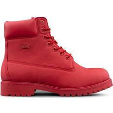 Men - Red Lace Boots Lugz Convoy Fleece 6 Inch - Red