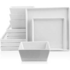 Dinner Sets Stone+Lain Grace Square Dinner Set 12