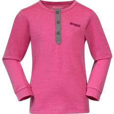 Wolle Oberteile Myske Wool Kid's Shirt - Ibis Rose