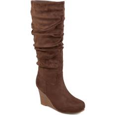 Shoes Journee Collection Haze Wide Calf - Brown