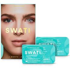 Kontaktlinsen Swati 1-Month Lenses Turquoise 1-pack