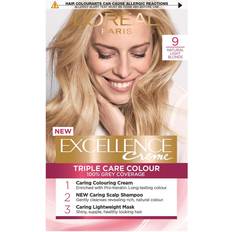 Grey Permanent Hair Dyes L'Oréal Paris Excellence 9 Light Blonde