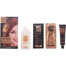 Optima, Auburn, Copper Blond, Kvinder, 1 stk, Alt hår, Farvebevarende, Plejende, Glans