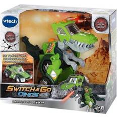 Coches rebaja Vtech Dinosaurio electrónico transformable en coche 4x4, Switch & Go Dino Barro ㅤ