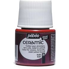 Pebeo Ceramic Air Dry China Paint ruby 45 ml