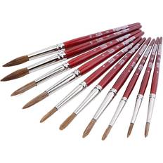 Akvarelpensler Creativ Company Watercolour Paint Brushes 10-pack