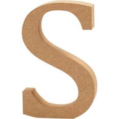 Creativ Company Letter, S, H: 8 cm, thickness 1,5 cm, 1 pc