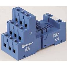 Din relay Finder 92.03 Relay Socket, Din Rail/panel, 11P, Screw