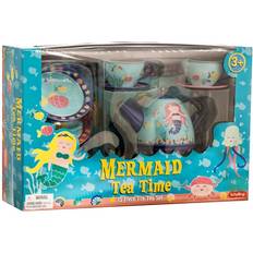 Kitchen Toys Whimsical Tin Tea Sets Mermaid