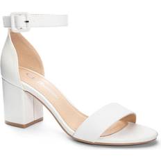 Polyurethane Heeled Sandals Chinese Laundry Jody - White