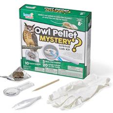 Plastic Science Experiment Kits Learning Resources hand2mind Owl Pellet Mystery Science Lab Kit, Green/White (90738)