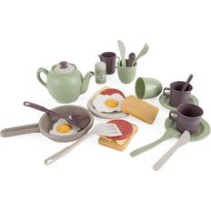 Plastikspielzeug Spielküchen Dantoy Green Garden Breakfast Set