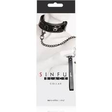 Pink Penis Rings Sinful Collar Black