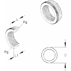 Kleinhuis Vand & Afløb Kleinhuis Reduktionsmuffe Messing Pg13,5xpg11