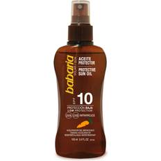 Protezione Solare Oli per il Corpo Babaria Oil Protective SPF10 Carrot 100ml