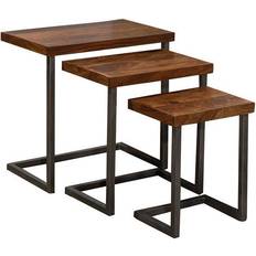 Gray Nesting Tables Hillsdale Furniture Emerson 3pcs Nesting Table 15x24"