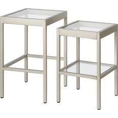 Glass Nesting Tables Hudson & Canal Alexis 2pcs Nesting Table