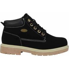 Faux Leather Chukka Boots Lugz Drifter LX - Black/Cream/Gum