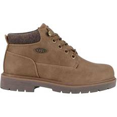 Faux Leather - Women Chukka Boots Lugz Drifter LX - Brown/Bark