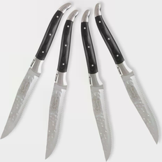 Black Knife French Home Laguiole Connoisseur Steak Knife 25.4cm 4pcs