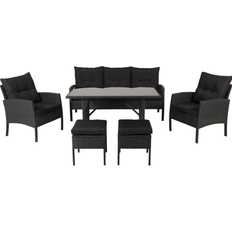 Venture Design Knock Lounge-Set, 1 Tisch einschl. 2 Stühle & 1 Sofas