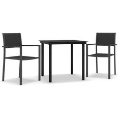 vidaXL 3099263 Matgrupp, 1 Bord inkl. 2 Stolar