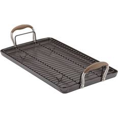 Advanced Home Hard-Anodized Double Burner Griddle