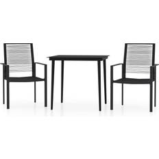 vidaXL 3099203 Patio Dining Set, 1 Table incl. 2 Chairs