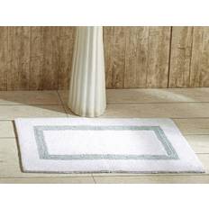 Tufted Bath Mats Better trends Hotel Collection Bath Rug White, Blue 53.34x86.36cm