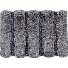 Bath Mats Madison Park Pearl Channel Bath Rug Gray 17x24"