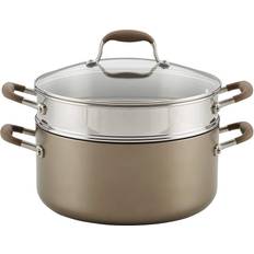 Aluminum Stockpots Anolon Advanced Home Hard-Anodized with lid 13.5 "