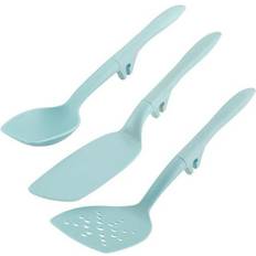 Turquoise Kitchen Utensils Rachael Ray Tools and Gadgets Lazy Kitchen Utensil 3pcs