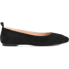 Faux Leather Ballerinas Journee Collection Tannya - Black