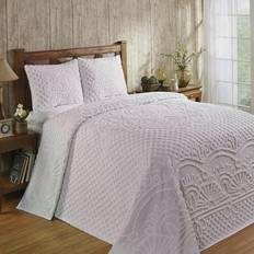 Better trends Trevor Chenille Bedspread White (279.4x203.2cm)