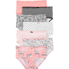 Carter's Unicorn Stretch Cotton Underwear 7-pack - Pink/Black (192136683261)