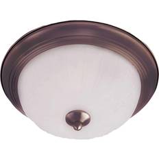 Iron Ceiling Flush Lights Maxim Lighting Essentials Ceiling Flush Light 39.4cm