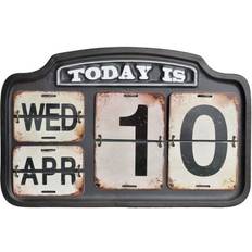 Dkd Home Decor Kalender Metal (42 x 3 x 27 cm)