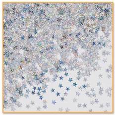 Beistle Coriandoli Di Stelle Olografiche D'Argento 1/2 Oncia CN054