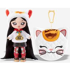 Na na na surprise 2 in 1 MGA Na! Na! Na! Surprise 2-in-1 Fashion Doll and Purse Glam Series 2- Liling Luck (Lucky Cat)