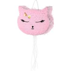Piñatas PartyDeco Piñata 27x35x9cm Katze Party Dekoration zum Befüllen