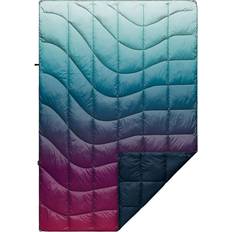 Rumpl Nanoloft Puffy Blanket 1 Person crisp fade 2022 Blankets Blankets Turquoise, Blue, Purple