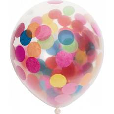 Prikkede Latexballoner Confetti Latex Balloons Neon Mix