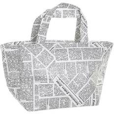 Dkd Home Decor Madkasse med tilbehør Termisk Hvid Sort (23 x 14.5 x 20 cm) Madkasse