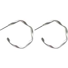 Everneed Maya My Twist Hoop Earrings - Silver