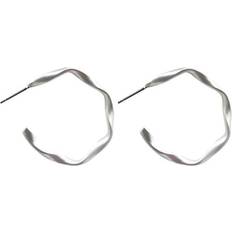 Maya My Twist Hoop Earrings - Silver