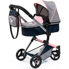 Bayer Combi Dolls Pram Vario Grey Butterfly (18427AA)