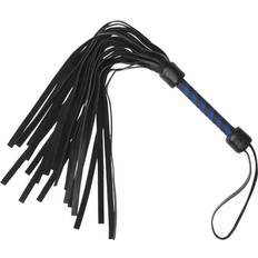 Läder Piskor Sexleksaker ZADO Leather Flogger, Blue