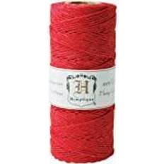 Fils et Fournitures de Couture Red Hemp Cord Spool 20lb 205'/Pkg