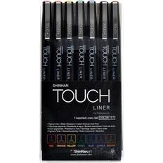 Touch Finelinere Touch Touch Liner Sets set of 7 assorted 0.1 mm